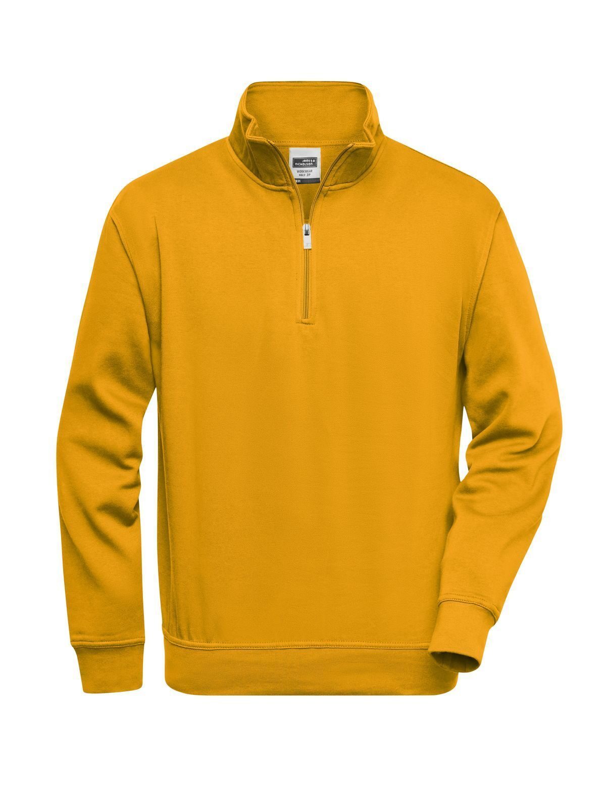 Sweat à demi-zip pour vêtements de travail - GOYE - JAUNE DORÉ