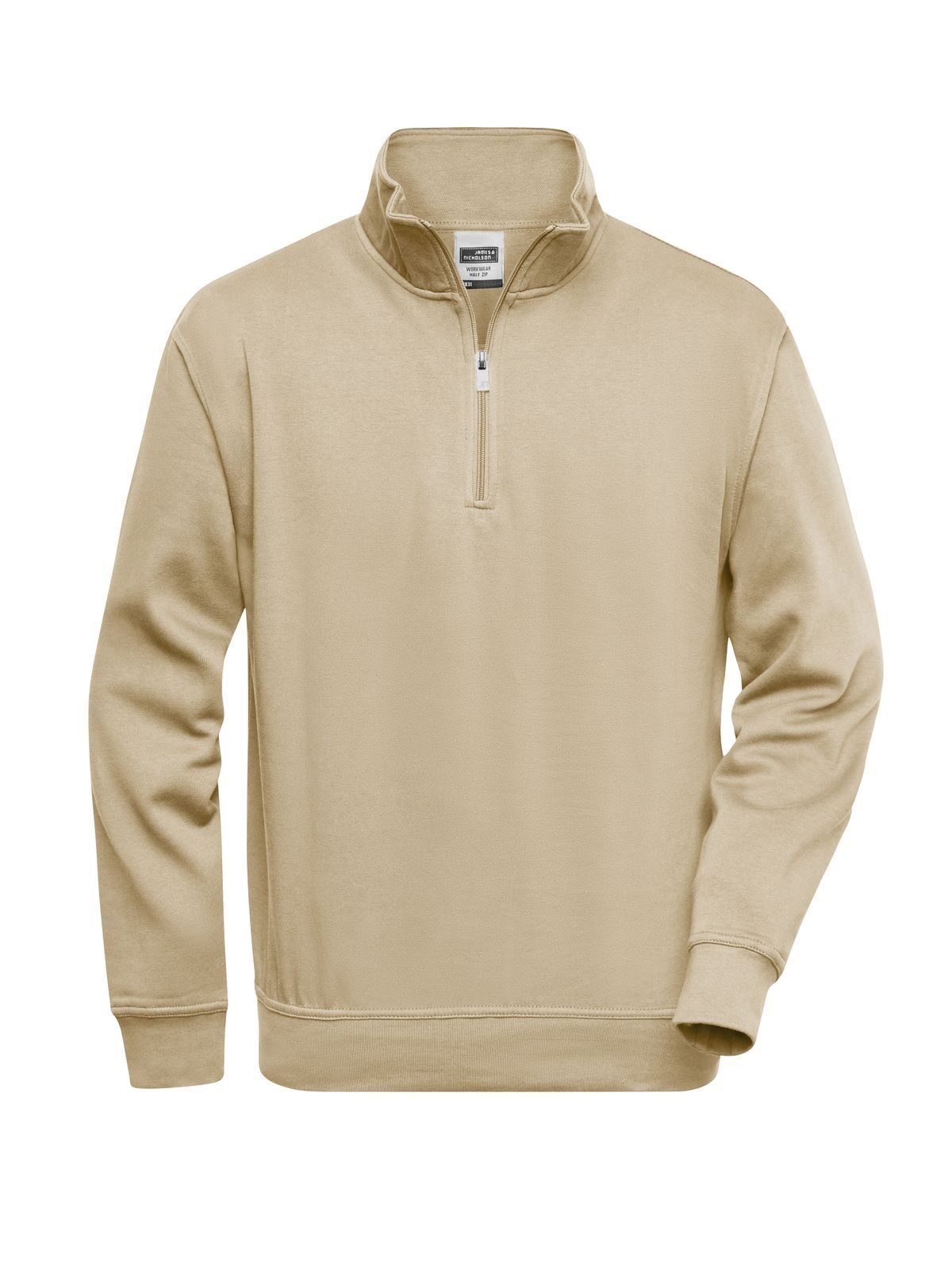Sweat à demi-zip pour vêtements de travail - STBL - NOIR PIERRE