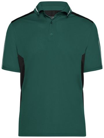 Polo d'artisan - DGRBL - VERT FONCÉ-NOIR