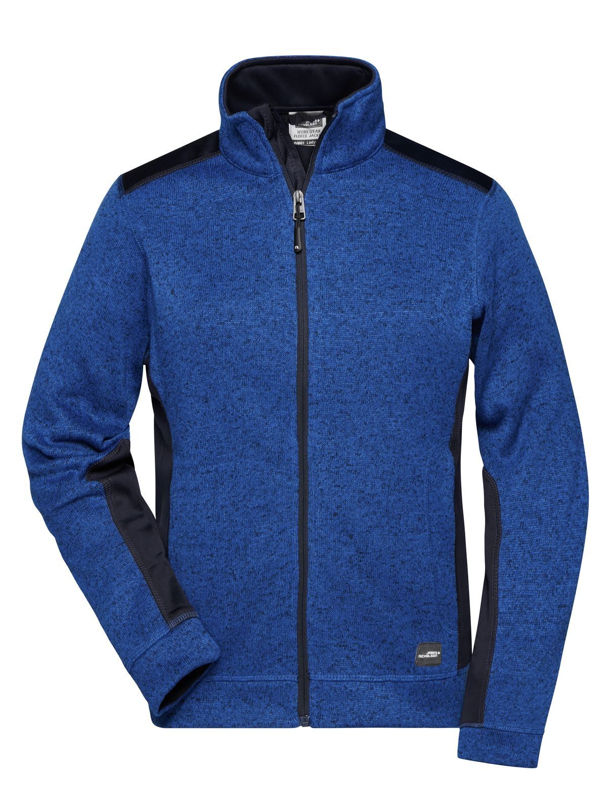Veste polaire de travail tricotée pour femme - RYMNY - MÉLANGE ROYAL - MARINE