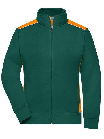Veste de travail pour femmes - Niveau 2 - DGROR - VERT FONCÉ-ORANGE