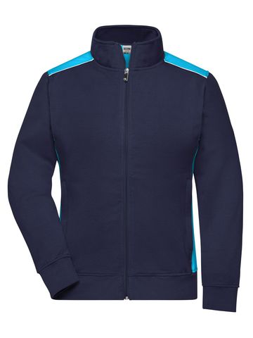 Veste de travail pour femmes - Niveau 2 - NYTU - BLEU MARINE-TURQUOISE