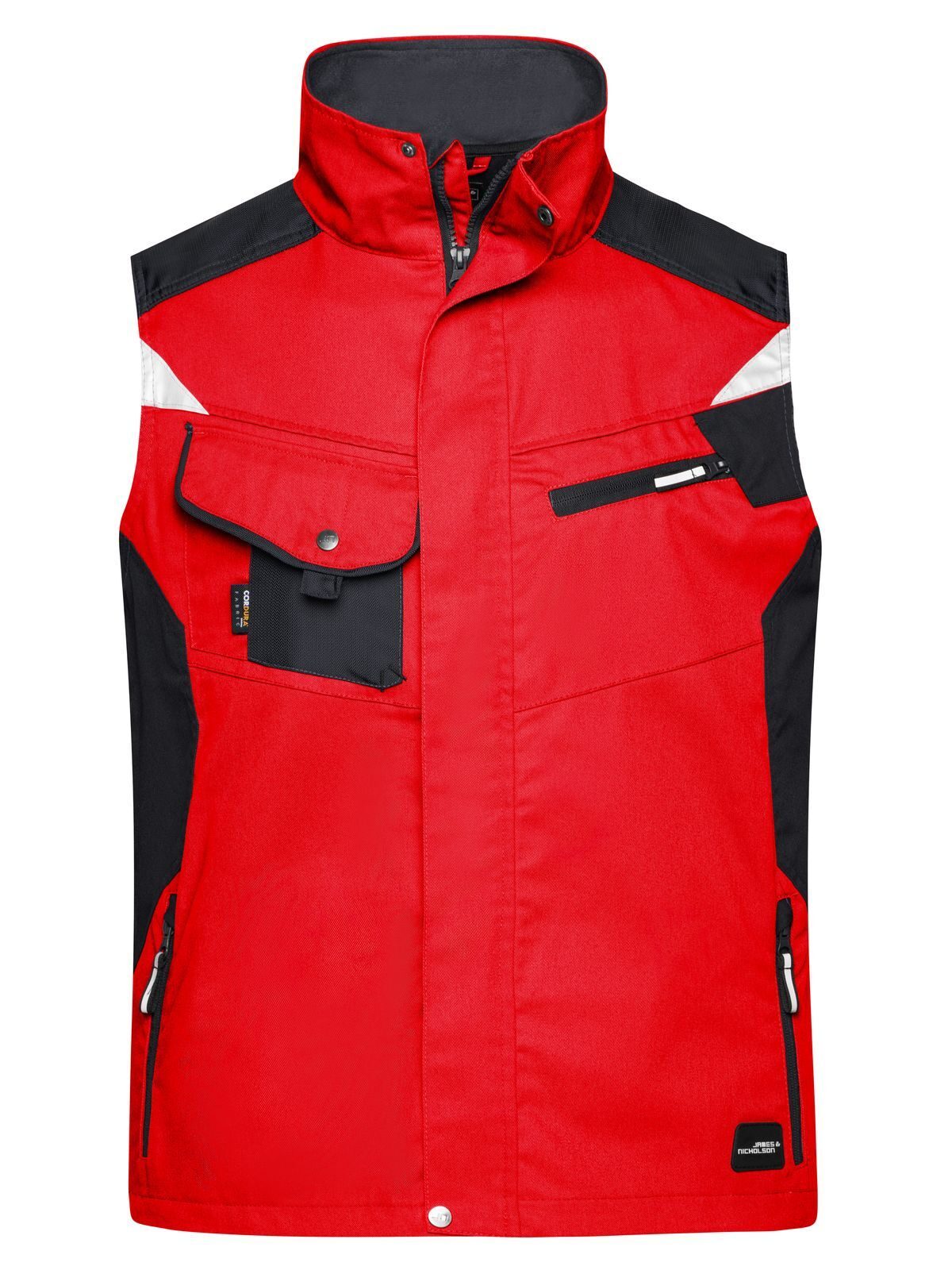 Werkvest - STERK - - RDBL - ROOD-ZWART