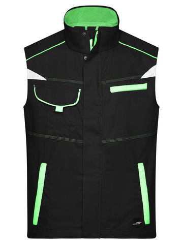 Gilet de travail - Niveau 2 - BLLIM - NOIR-CITRON VERT