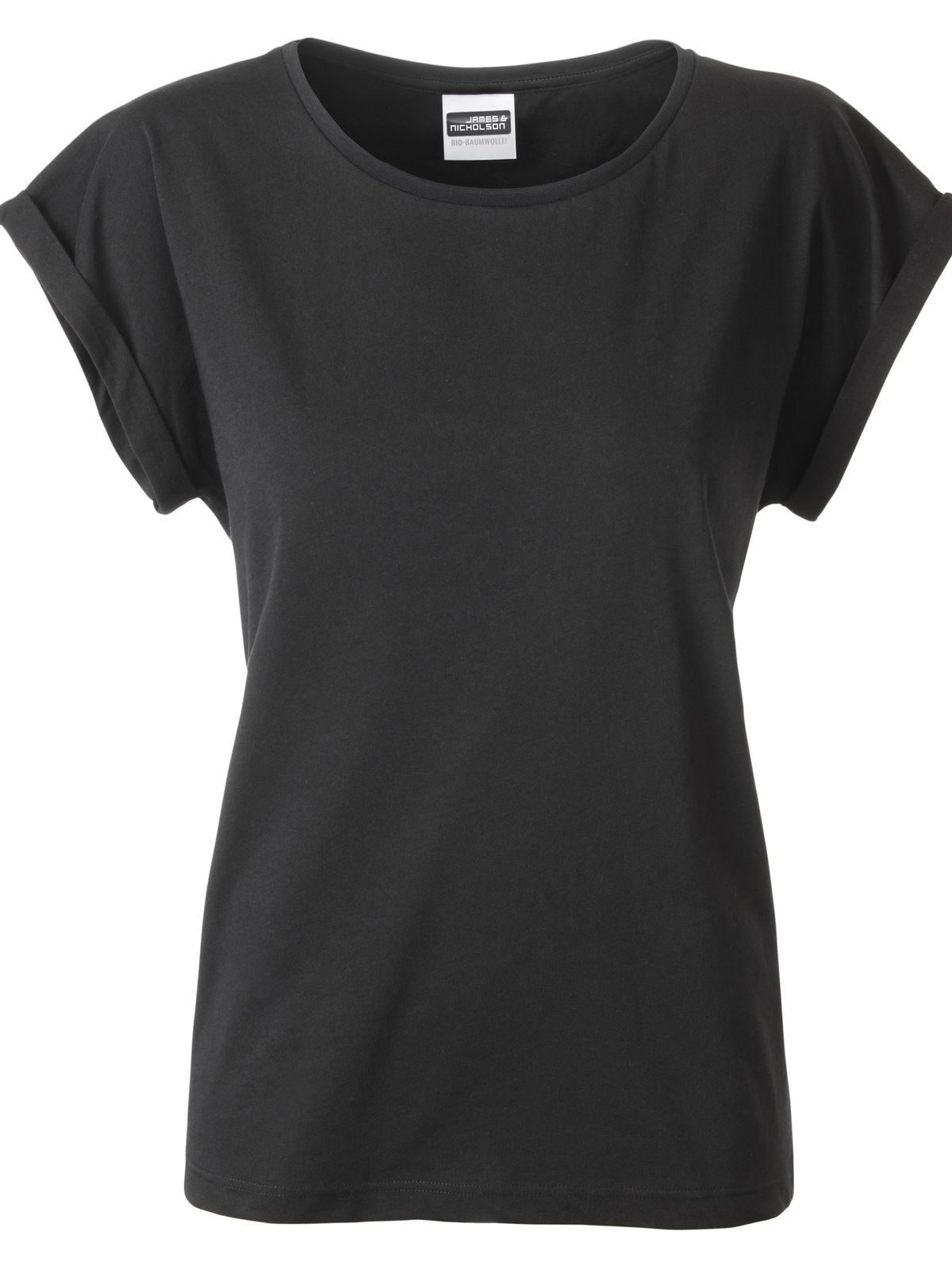 Casual dames-T-shirt - BL - Zwart