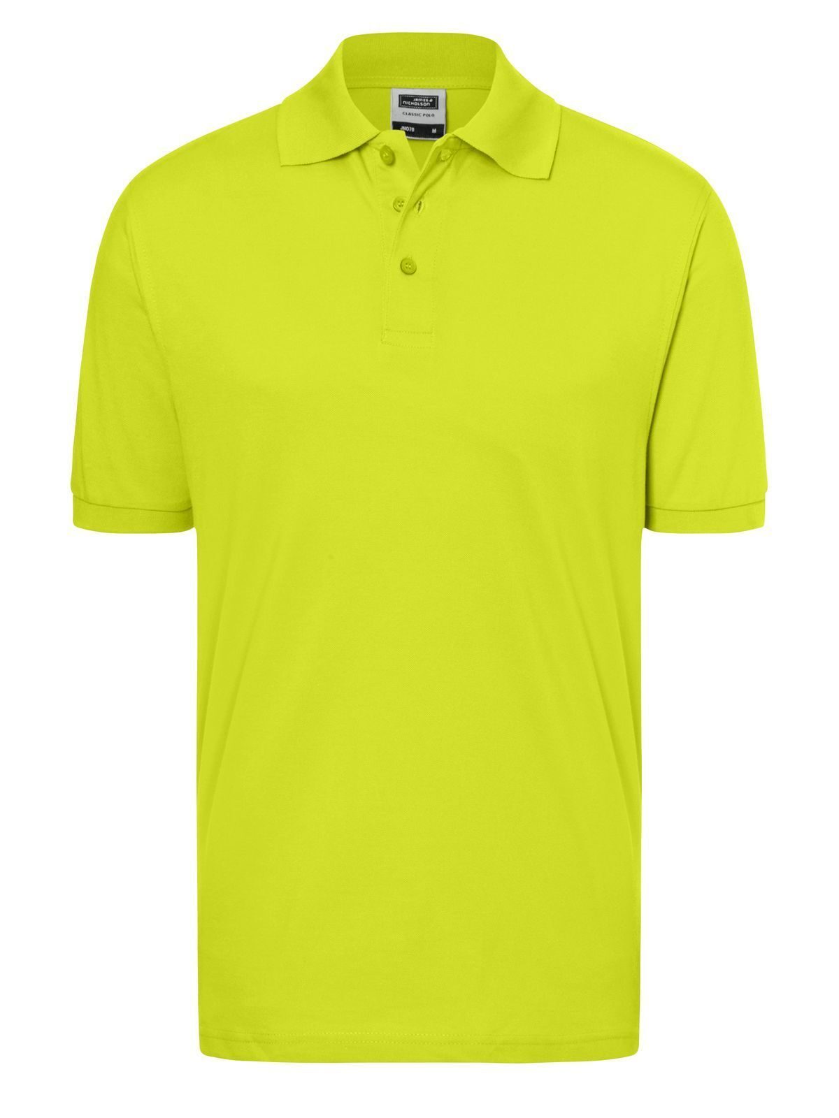 Klassieke polo - ACYE- ZUUR GEEL