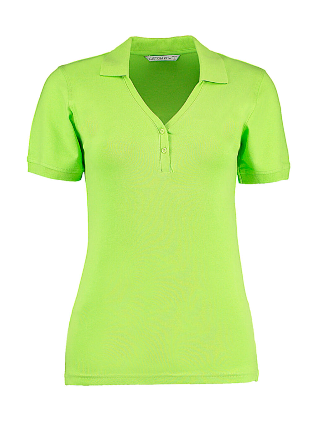 Polo Comfortec à col en V Sophia - LIM - Citron vert