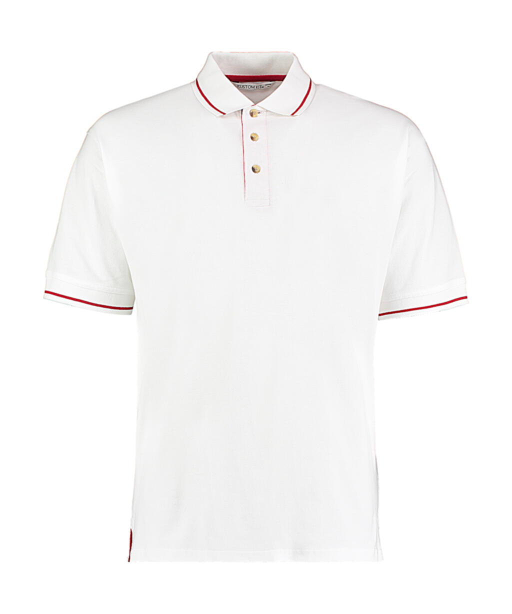 Polo St Mellion - 054 - Blanc/Rouge vif