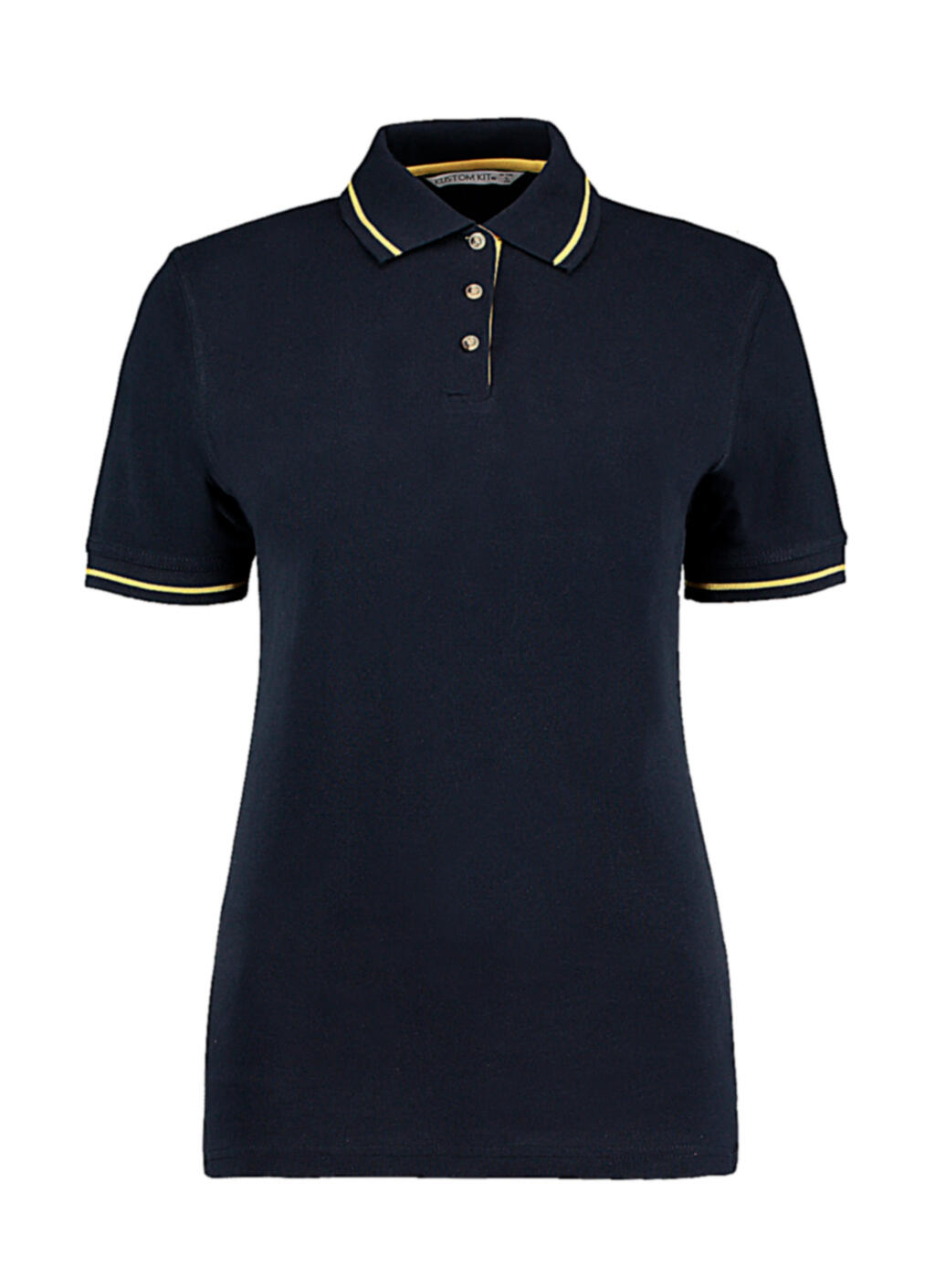 Polo Femmes St Mellion - 246 - Bleu marine/Jaune soleil