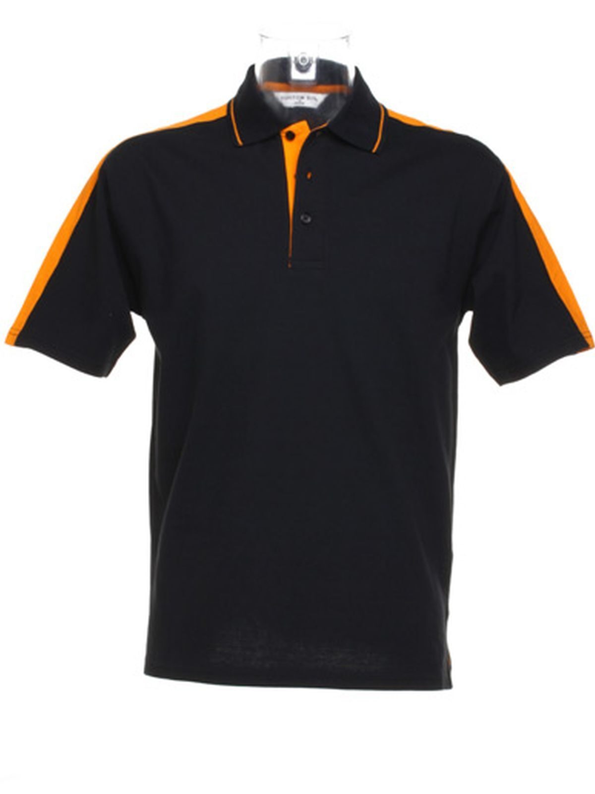Sportief poloshirt - BCK-ORA - Zwart/Oranje