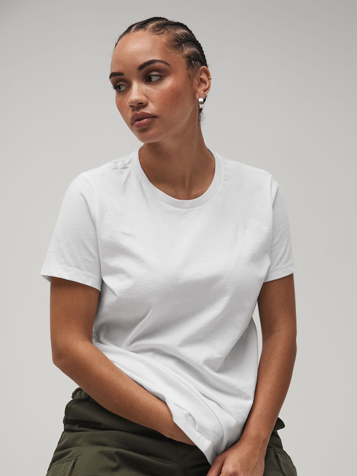 T-shirt décontracté en jersey pour femmes