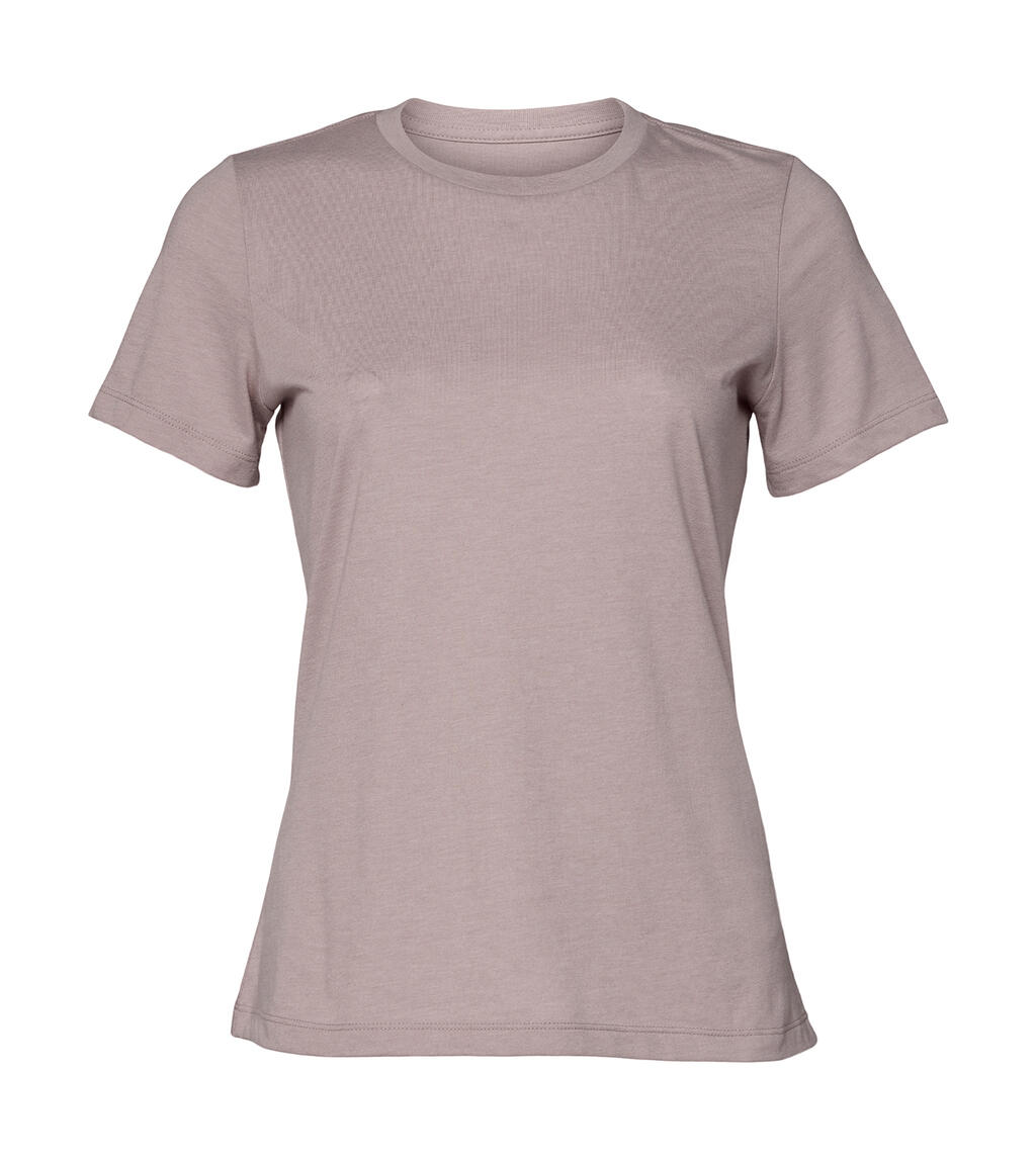T-shirt à manches courtes décontracté pour femmes CVC - Gravier rose bruyère