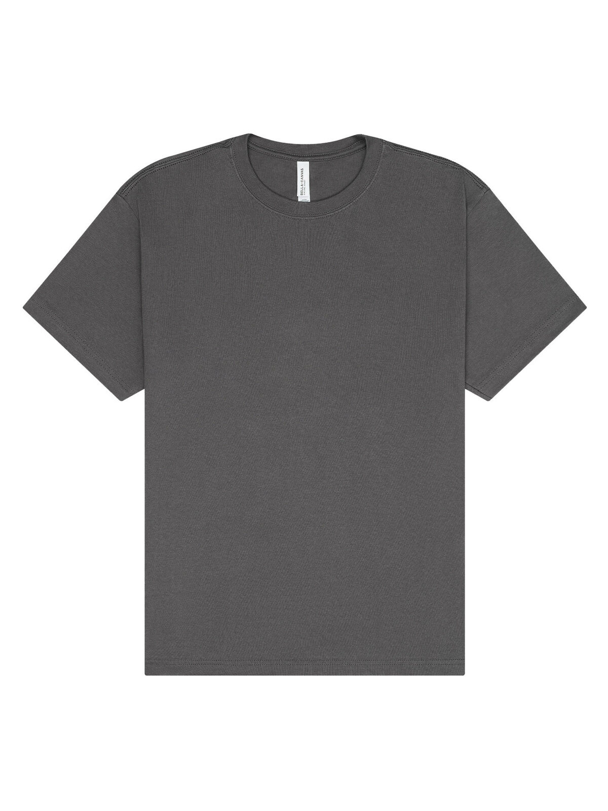 Unisex zwaar T-shirt met korte mouwen - 128 - Asfalt