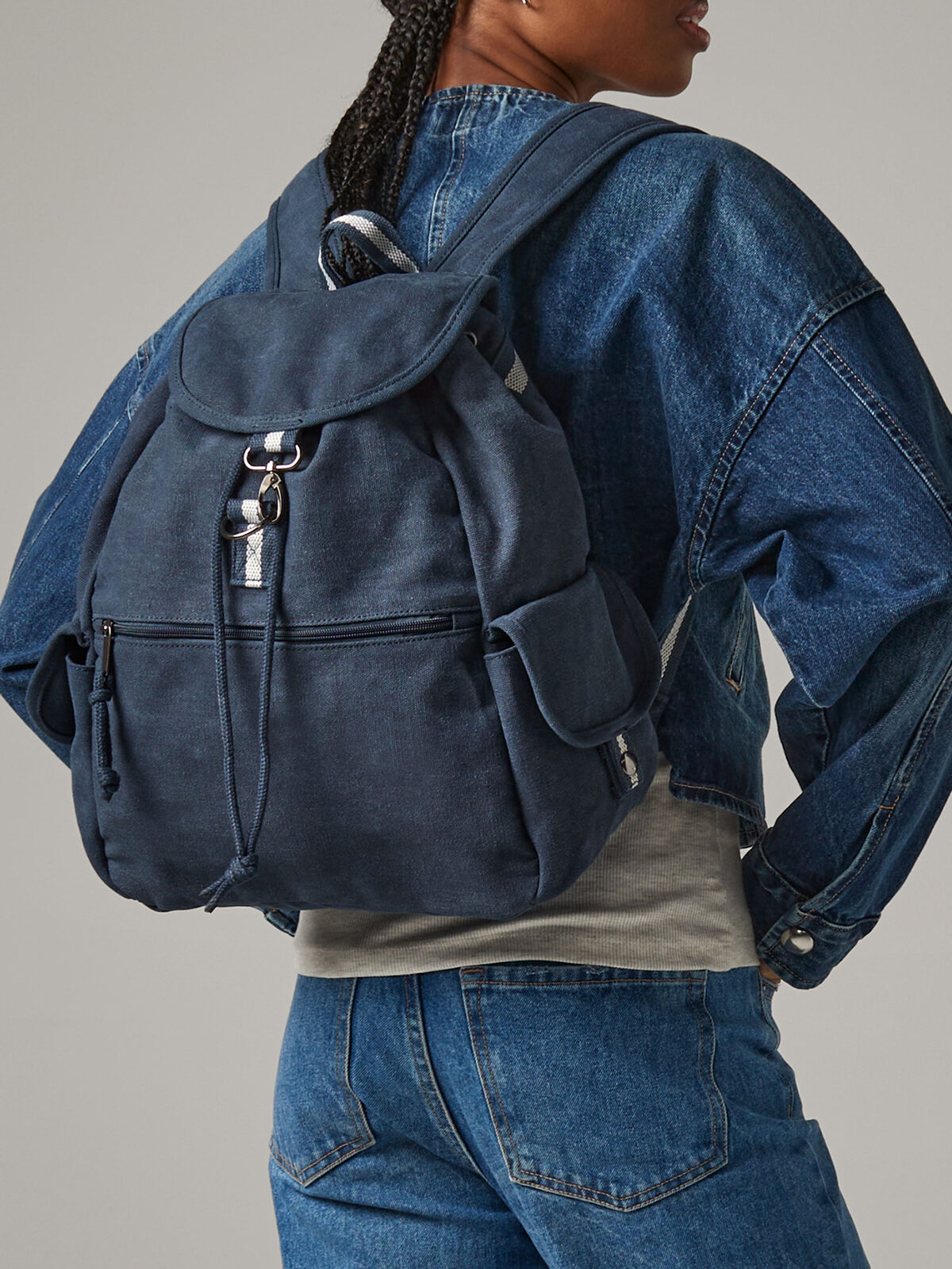 Sac à dos vintage en toile