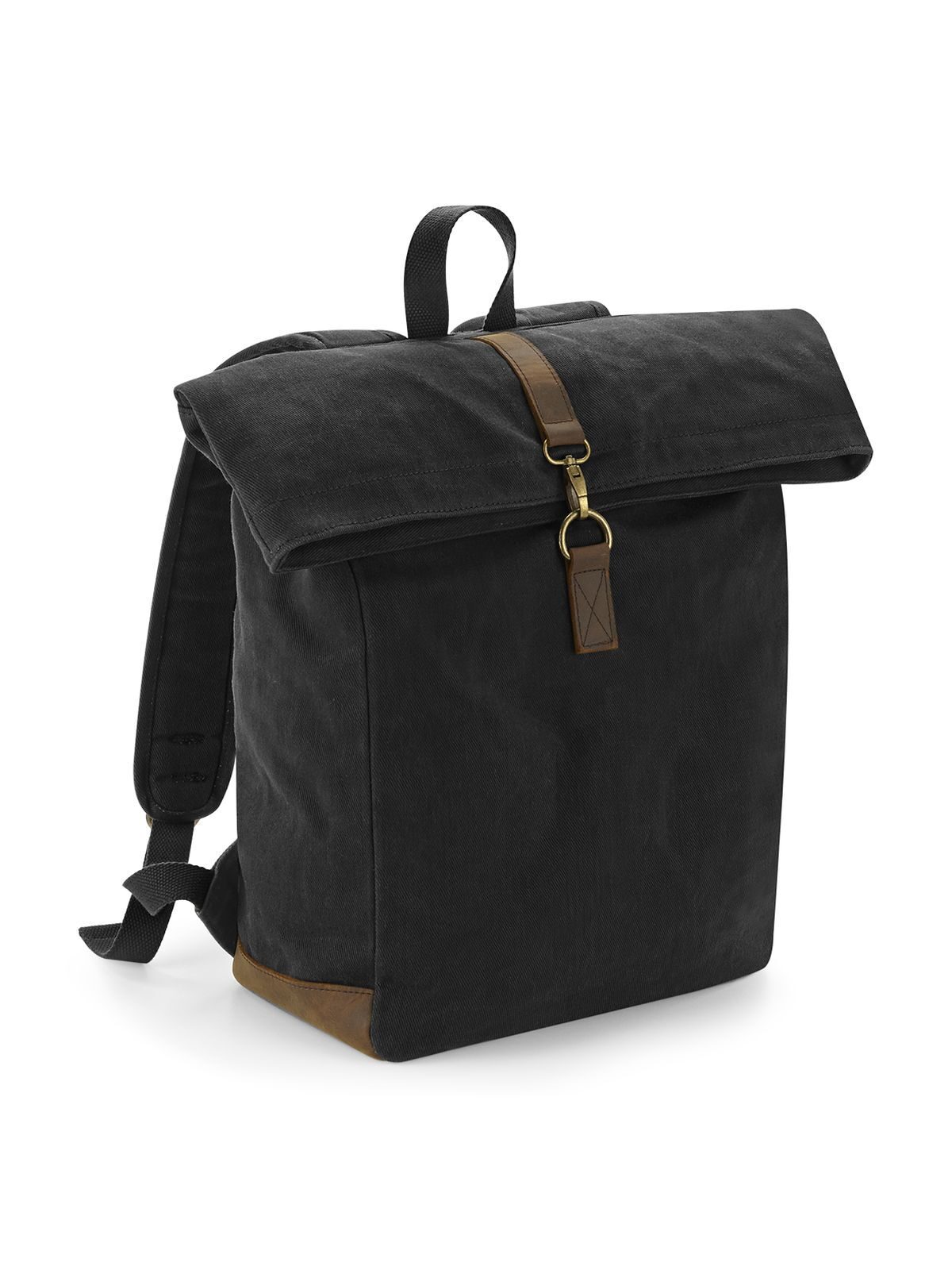Sac à dos en toile cirée Heritage - BLKL - Noir