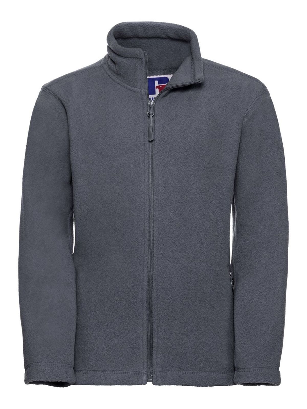 Kinder fleece met volledige ritssluiting voor buiten. - CG - Konvooi Grijs