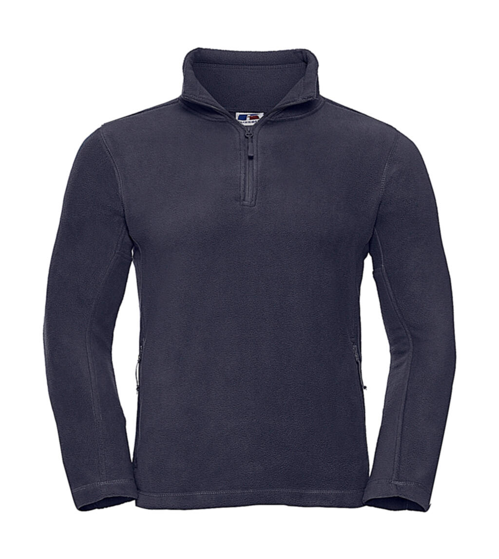 Outdoor fleece met kwartrits - FN - Franse marine