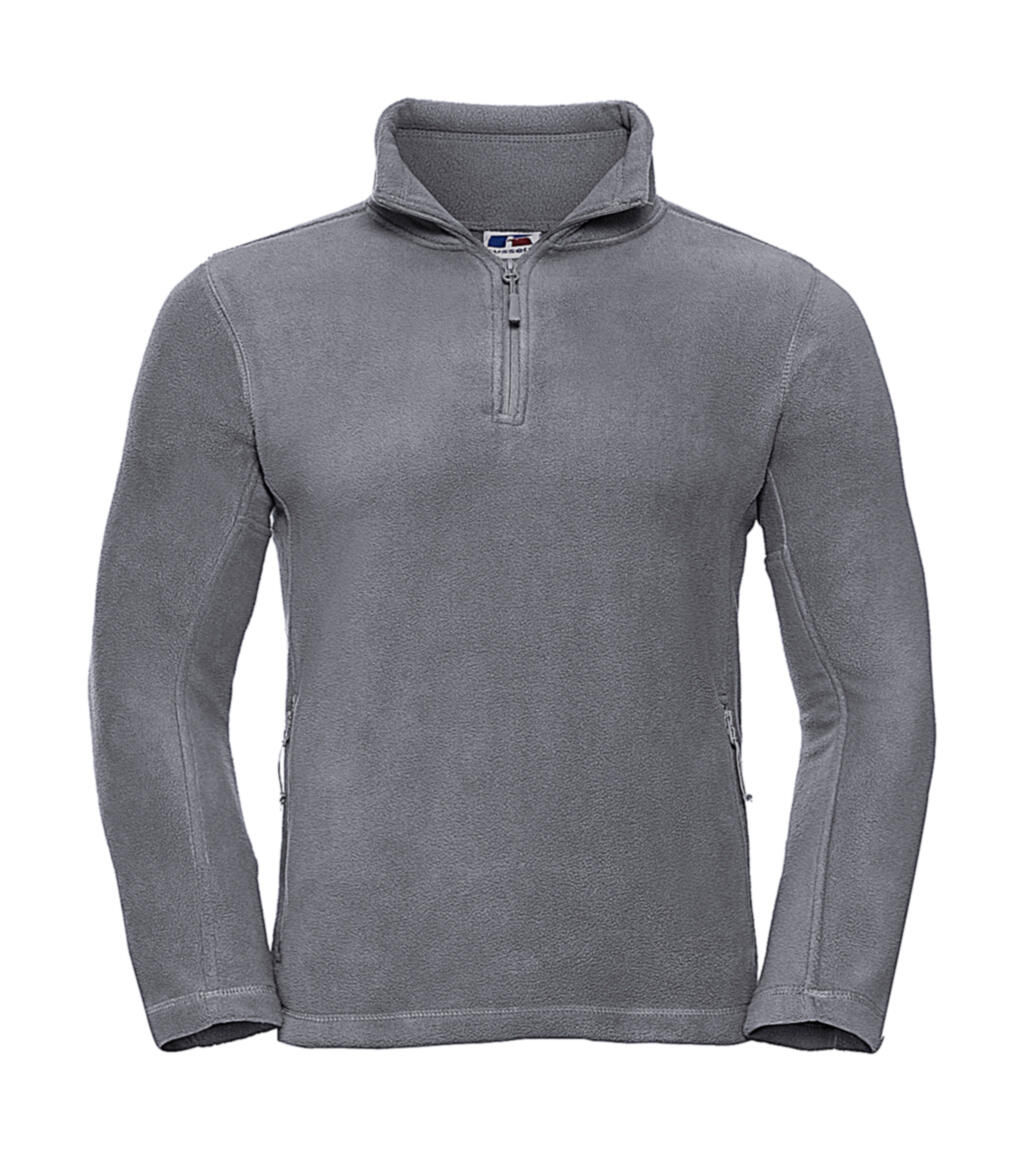 Outdoor fleece met kwartrits - CG - Konvooi Grijs