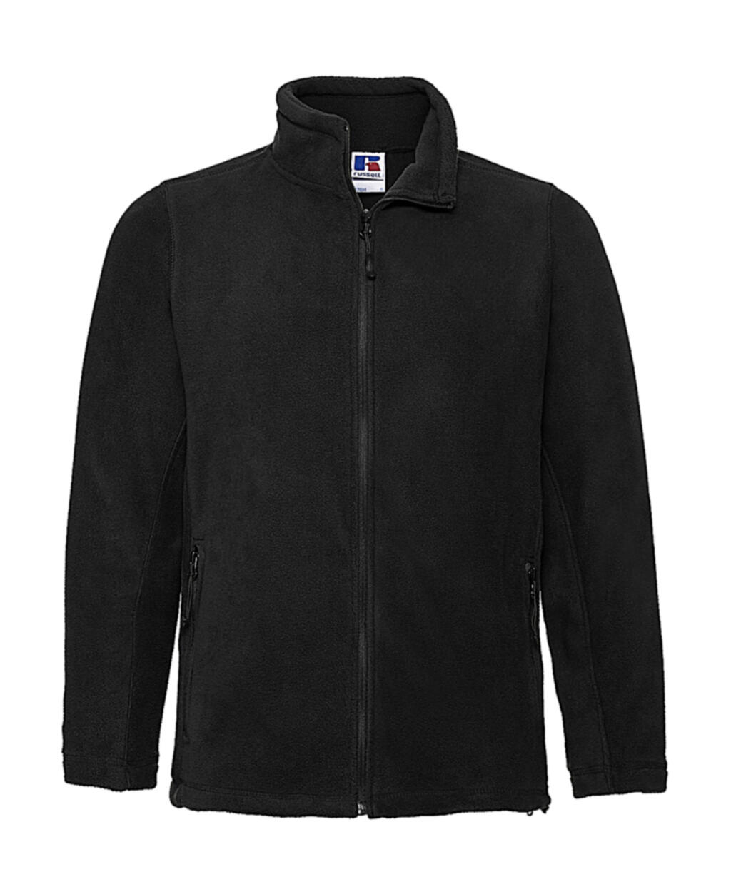 Heren outdoor fleece met volledige ritssluiting - 36 - Zwart