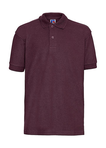 Polo enfant ultra-résistant en polycoton  - 448 - Bourgogne