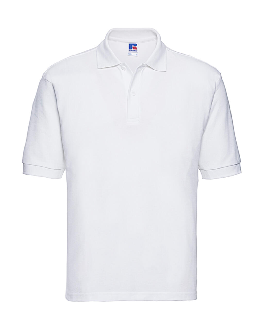 polo en tissu mélangé - 000 - Blanc