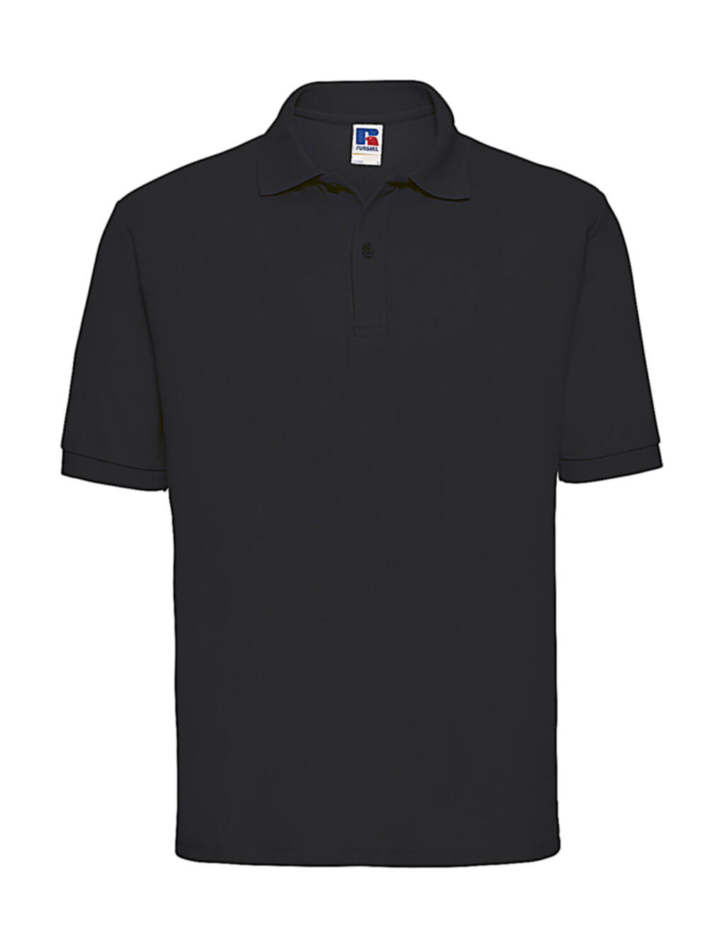polo en tissu mélangé - 101 - Noir