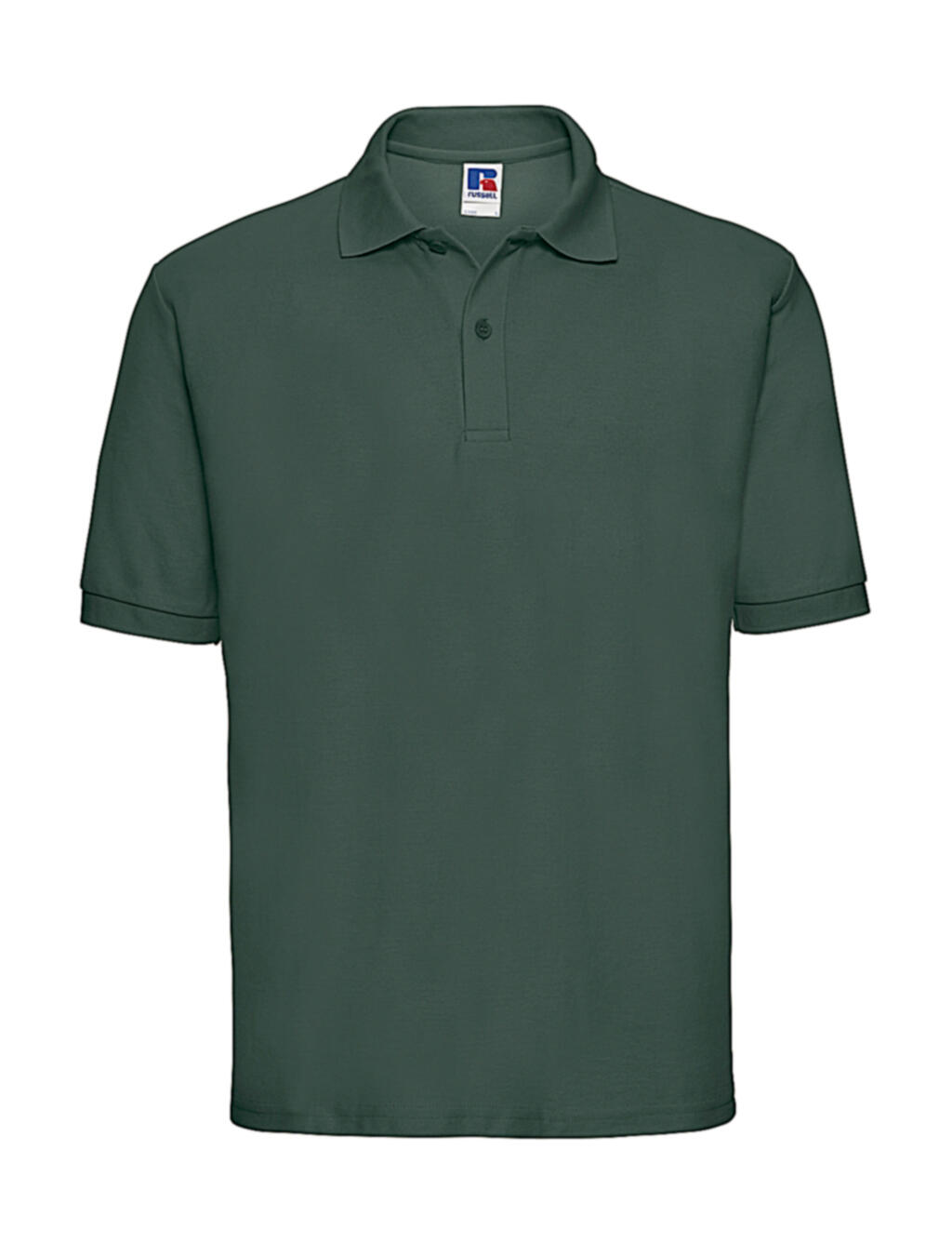 polo en tissu mélangé - 540 - Vert bouteille