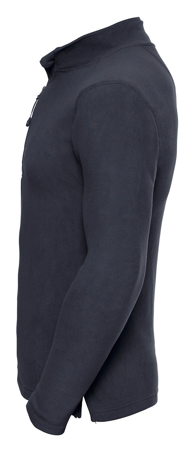 Heren microfleece met 1/4 ritssluiting