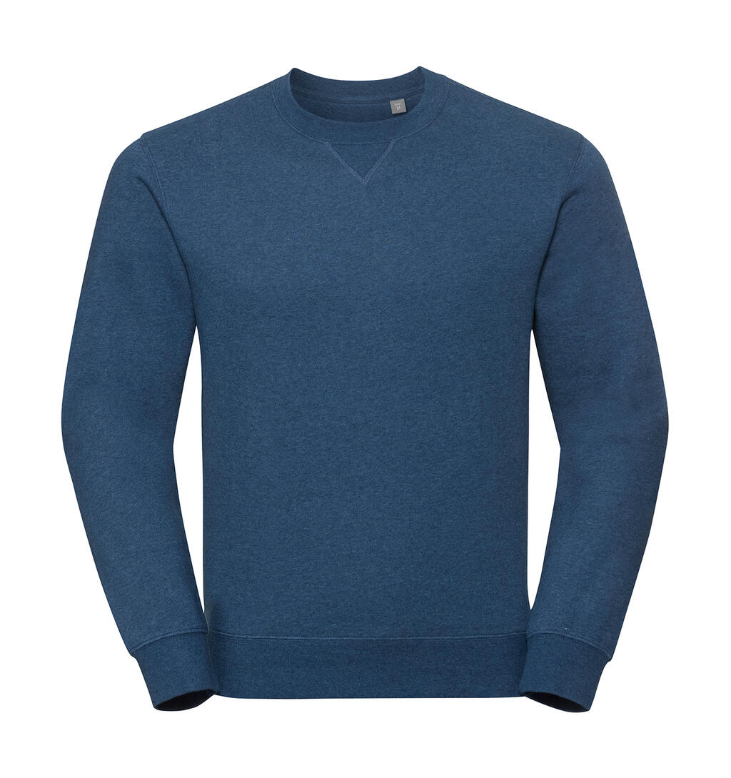 Sweat-shirt authentique chiné - OM - Mélange océanique