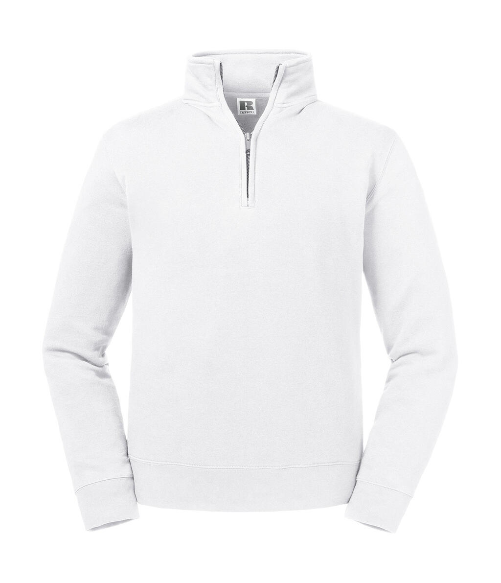 Sweat-shirt authentique à fermeture éclair 1/4 - 000 - Blanc