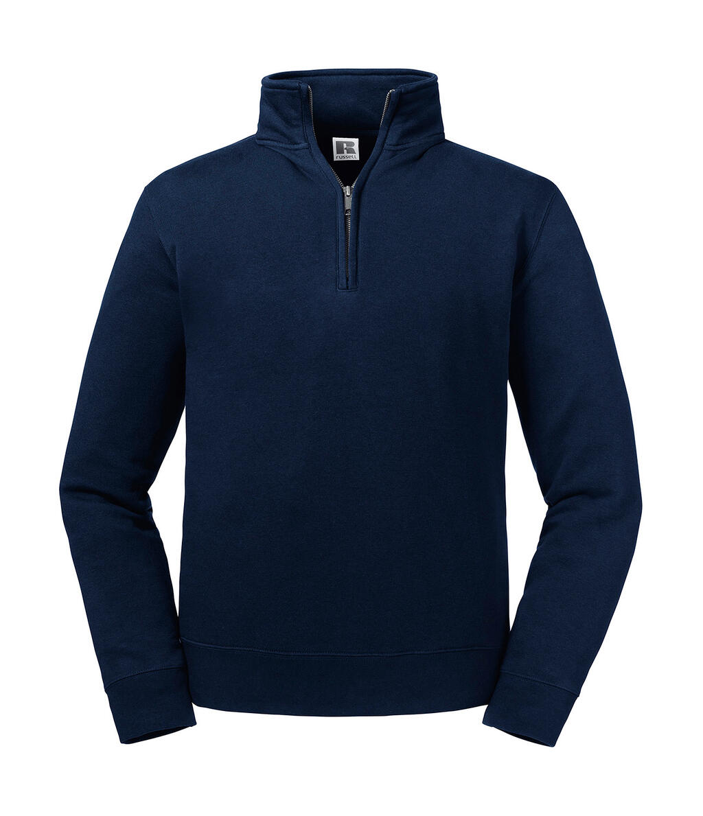 Sweat-shirt authentique à fermeture éclair 1/4 - 201 - Marine française
