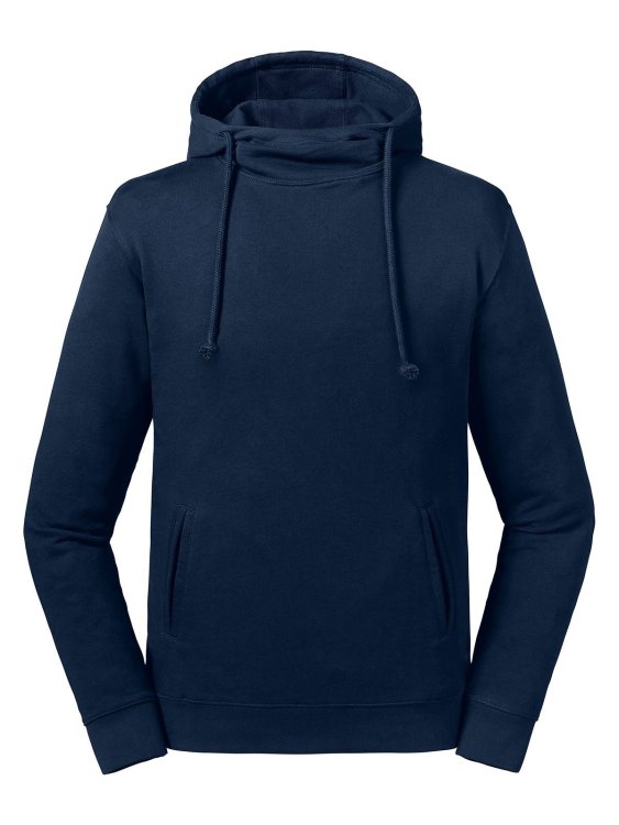 Sweat à capuche à col montant 100% bio - FN - Marine française