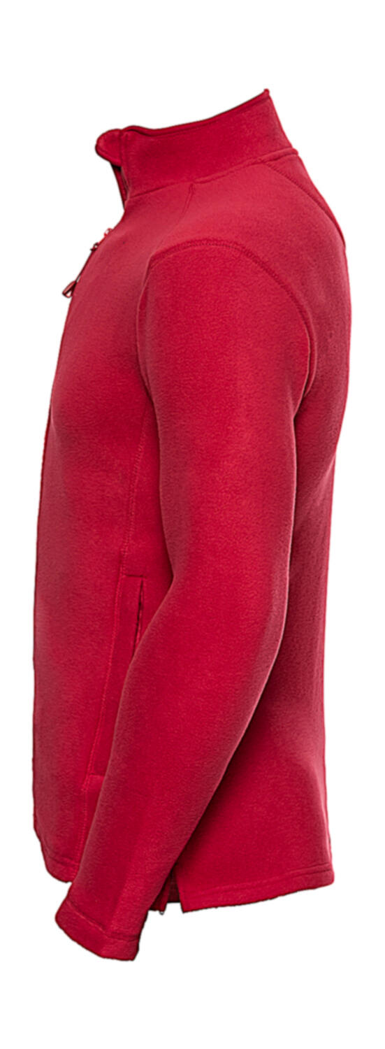 Heren microfleece trui met volledige ritssluiting