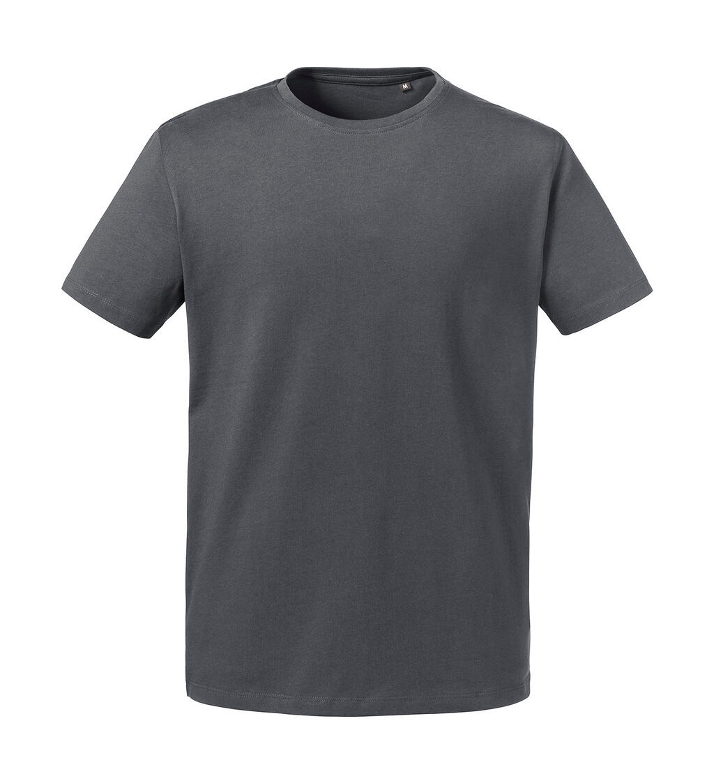 Heren T-shirt van zware, puur biologische stof - CG - Konvooi Grijs