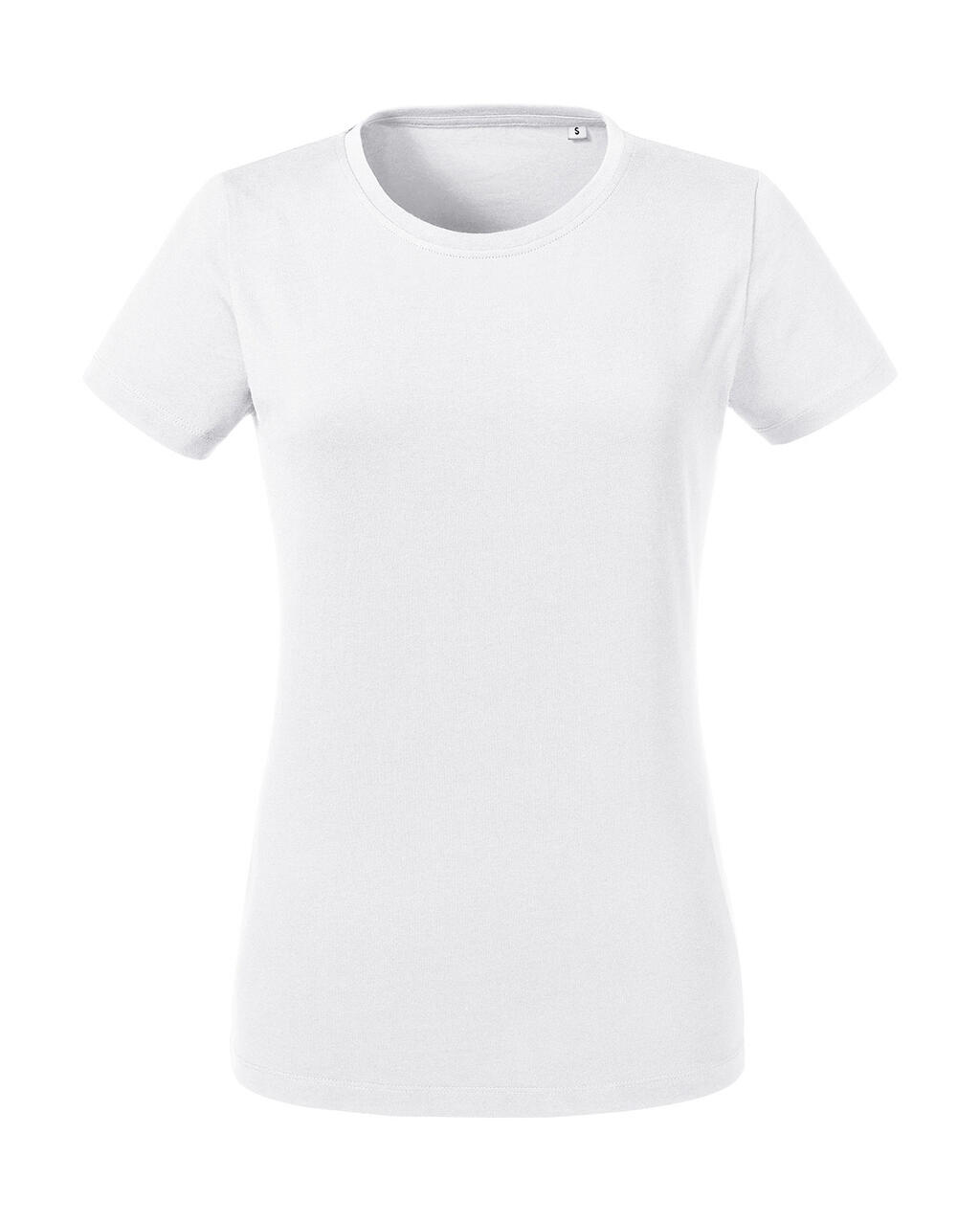 T-shirt épais en coton biologique pur pour femmes - 000 - Blanc