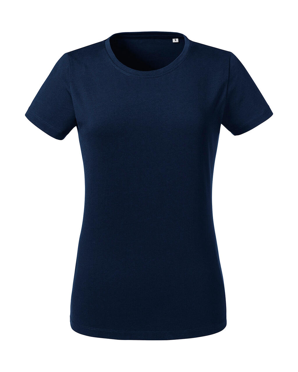 T-shirt épais en coton biologique pur pour femmes - 201 - Marine française