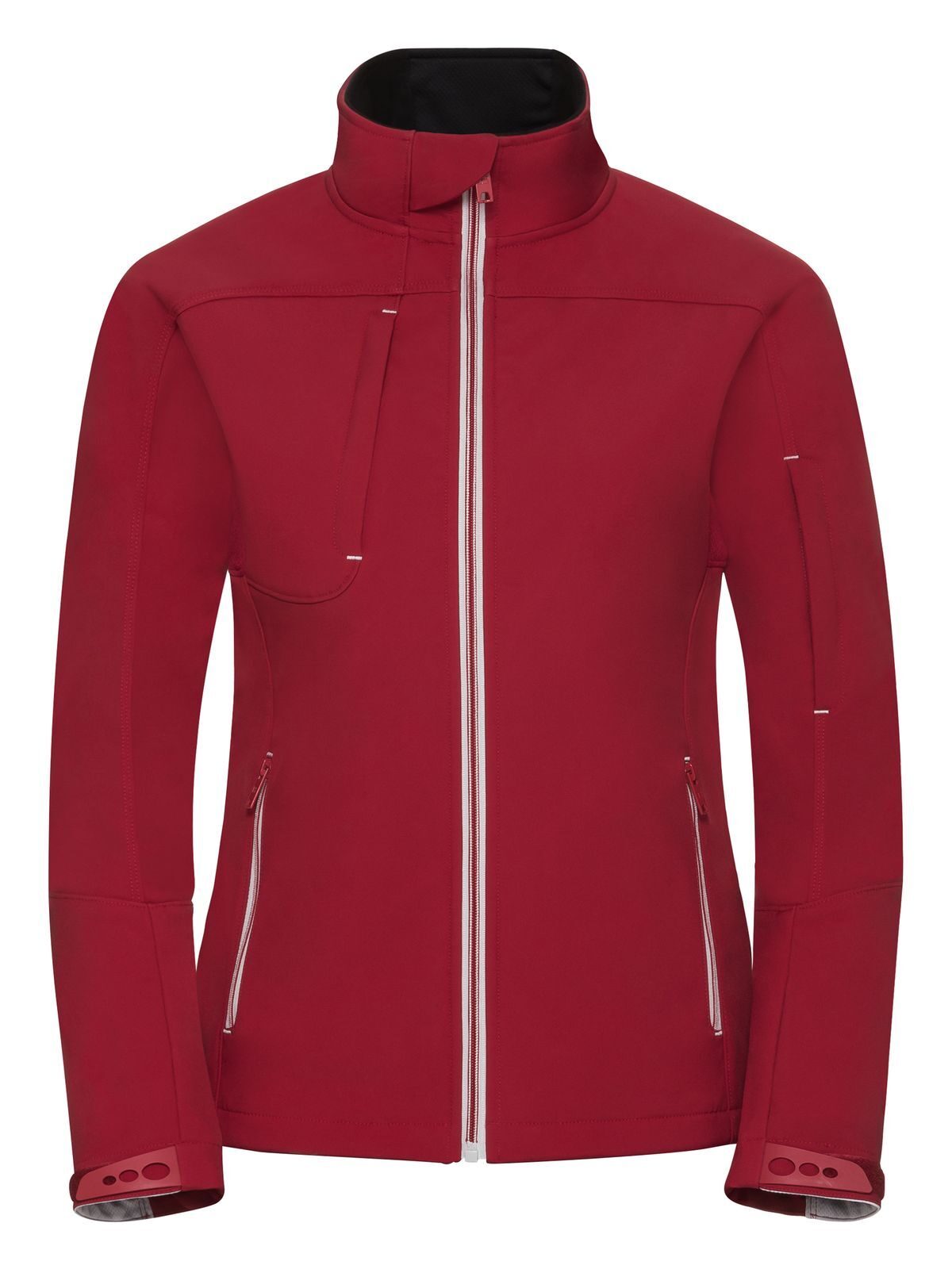 Dames Bionic Softshell Jas - CR - Klassiek rood