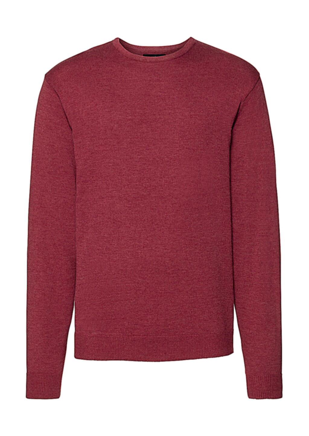 Trui met ronde hals voor heren - MC - Cranberry Mergel
