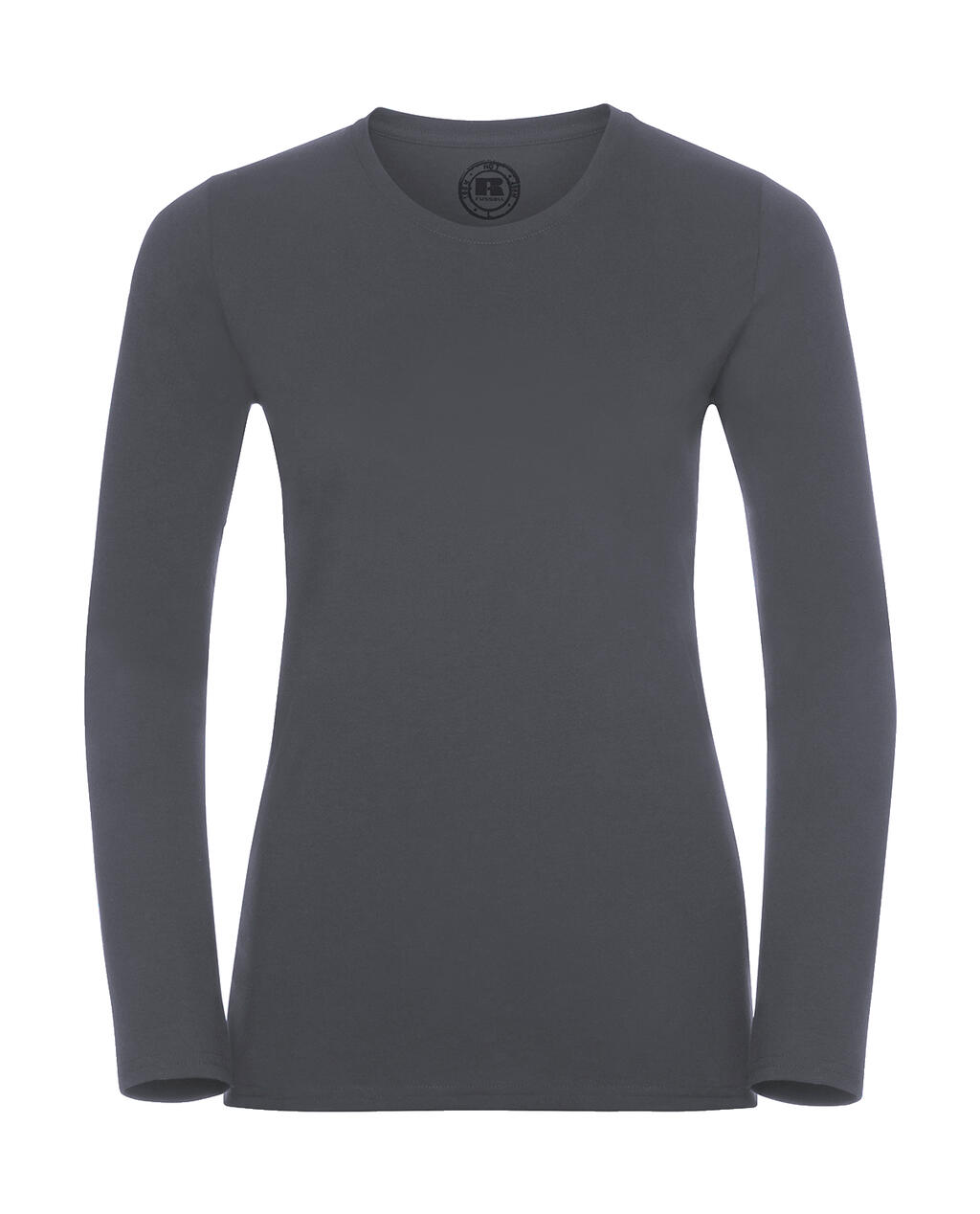 Dames T-shirt met lange mouwen in HD-kwaliteit - CG - Konvooi Grijs