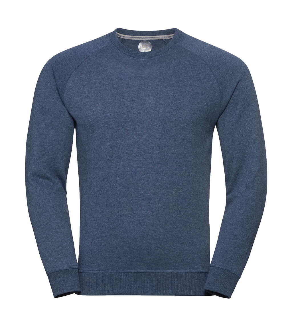 Heren HD Raglan French Terry Sweatshirt - N9 - Helder marineblauw gemêleerd