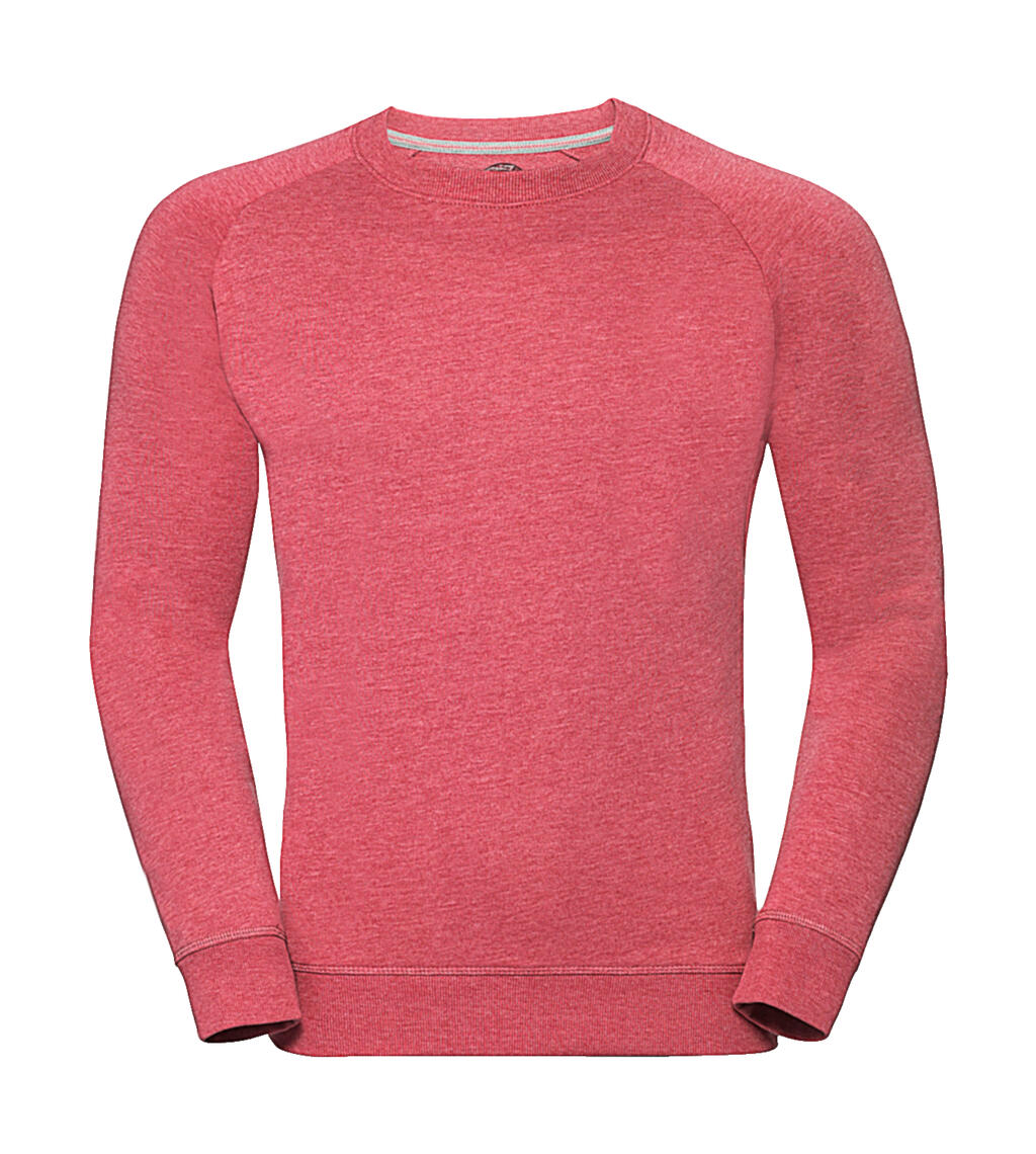 Heren HD Raglan French Terry Sweatshirt - RM - Rode Mergel