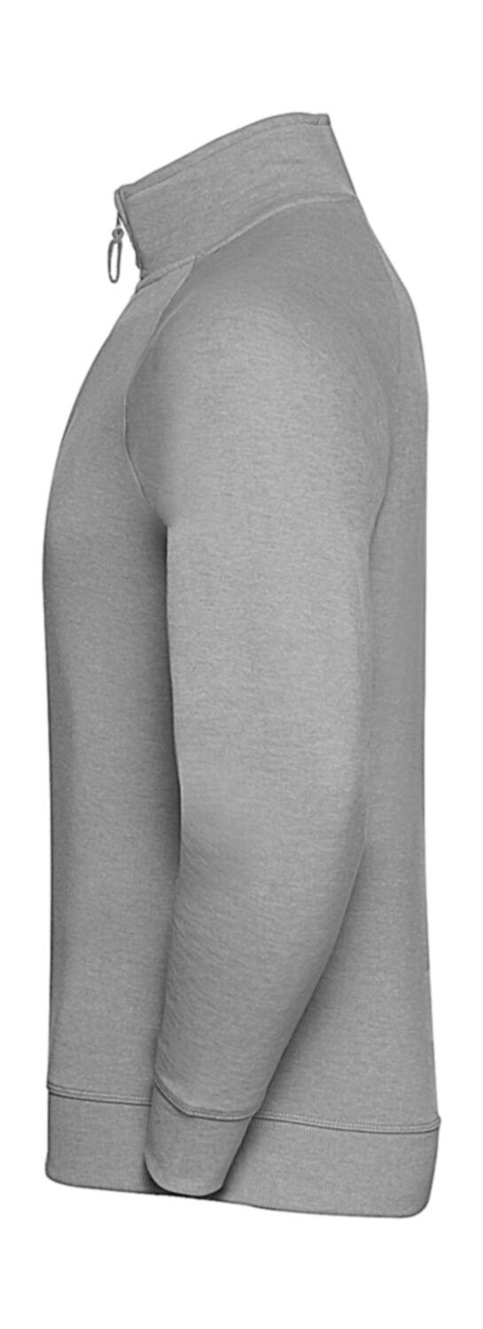 Herensweatshirt met 1/4 rits en HD French Terry-afwerking