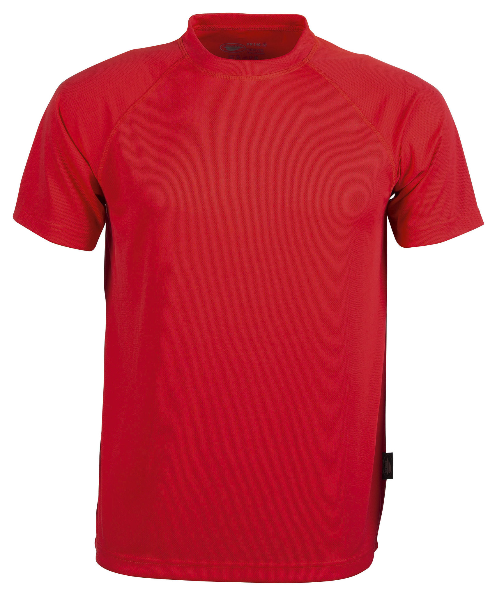 T-shirt de sport à manches courtes et col rond Firstee - RD - Rouge