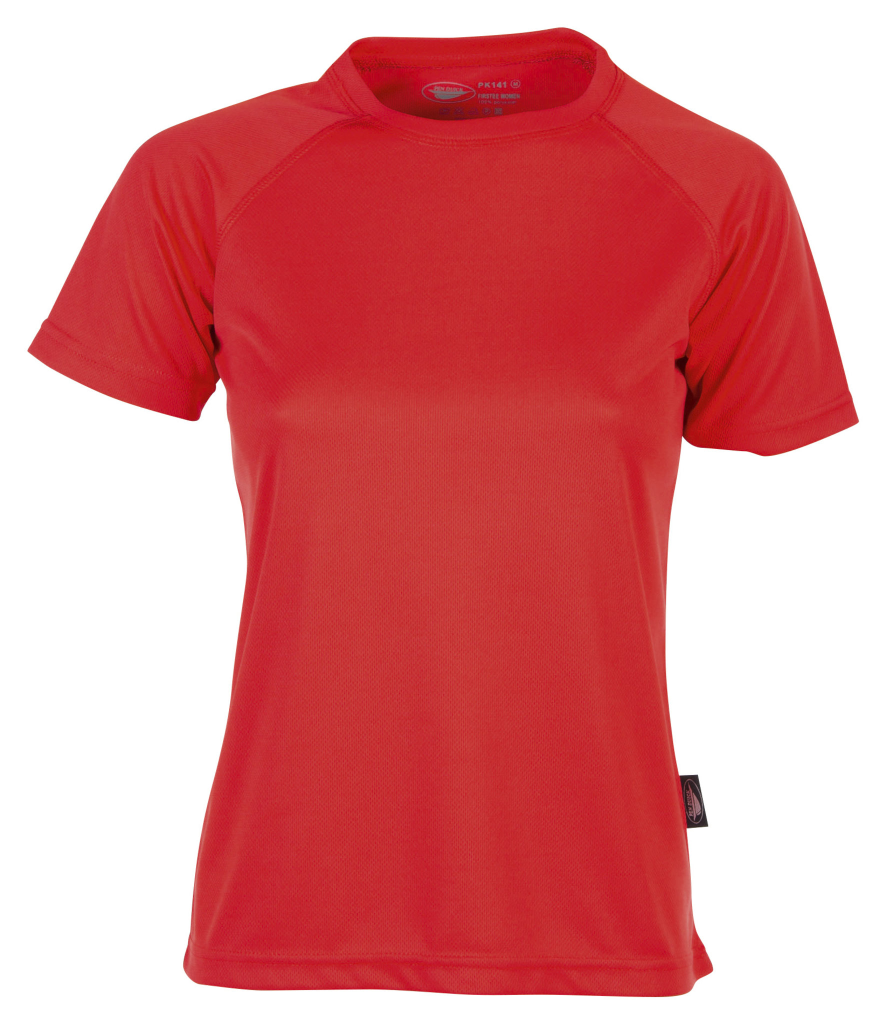 T-shirt de sport à manches courtes et col rond pour femme Fritte - RD - Rouge