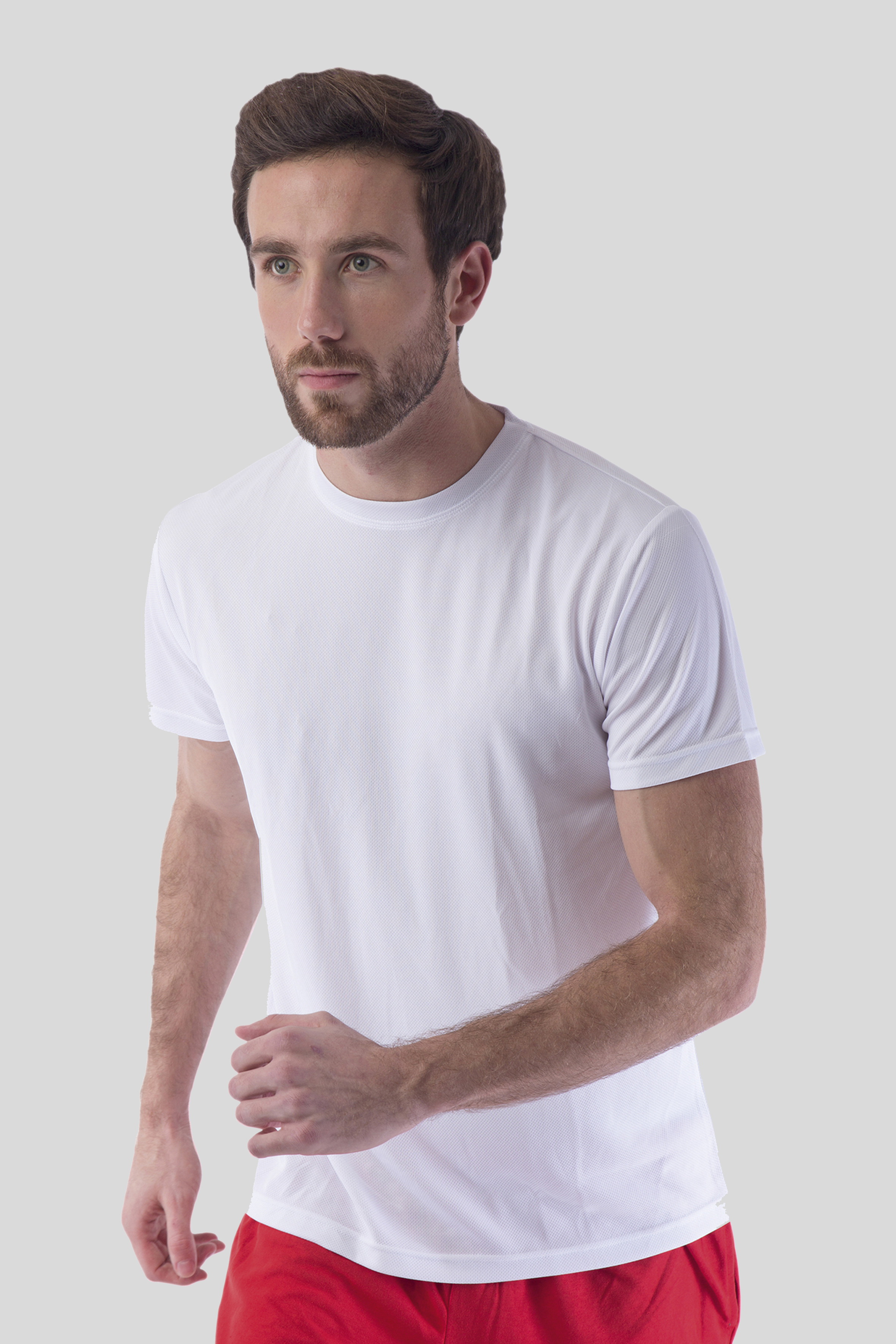 Sportshirt met korte mouwen en ronde hals