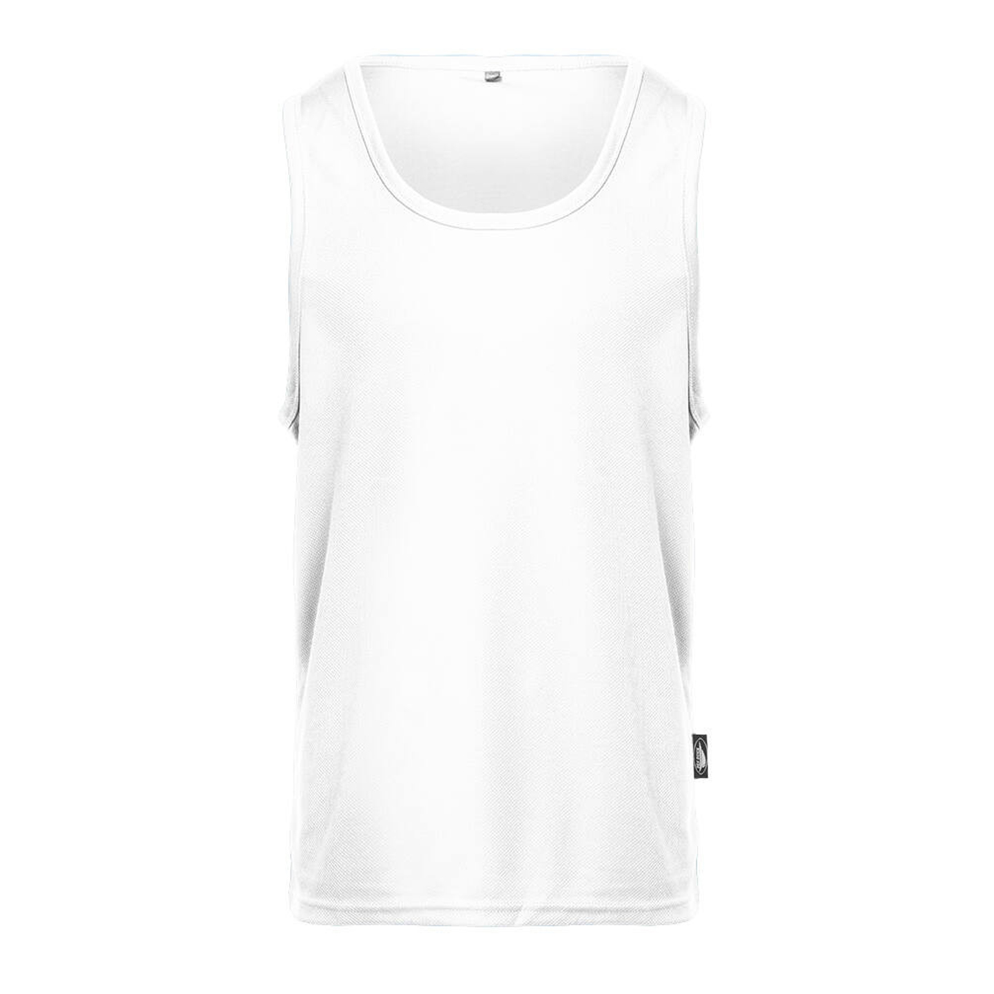 Firstop Crew Neck Sport Tanktop - WH - Wit/Titanium