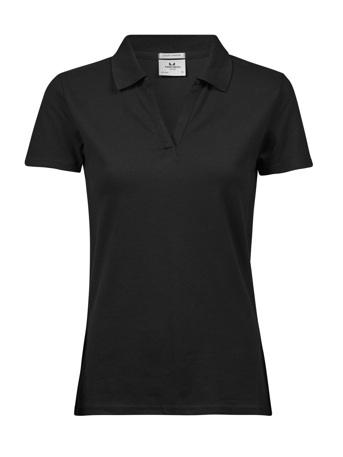 Polo extensible de luxe pour femme - BLK - Noir