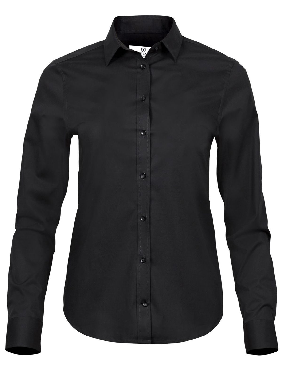 Chemise extensible de luxe pour femmes - BLK - Noir
