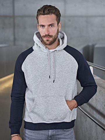 Sweat à capuche bicolore