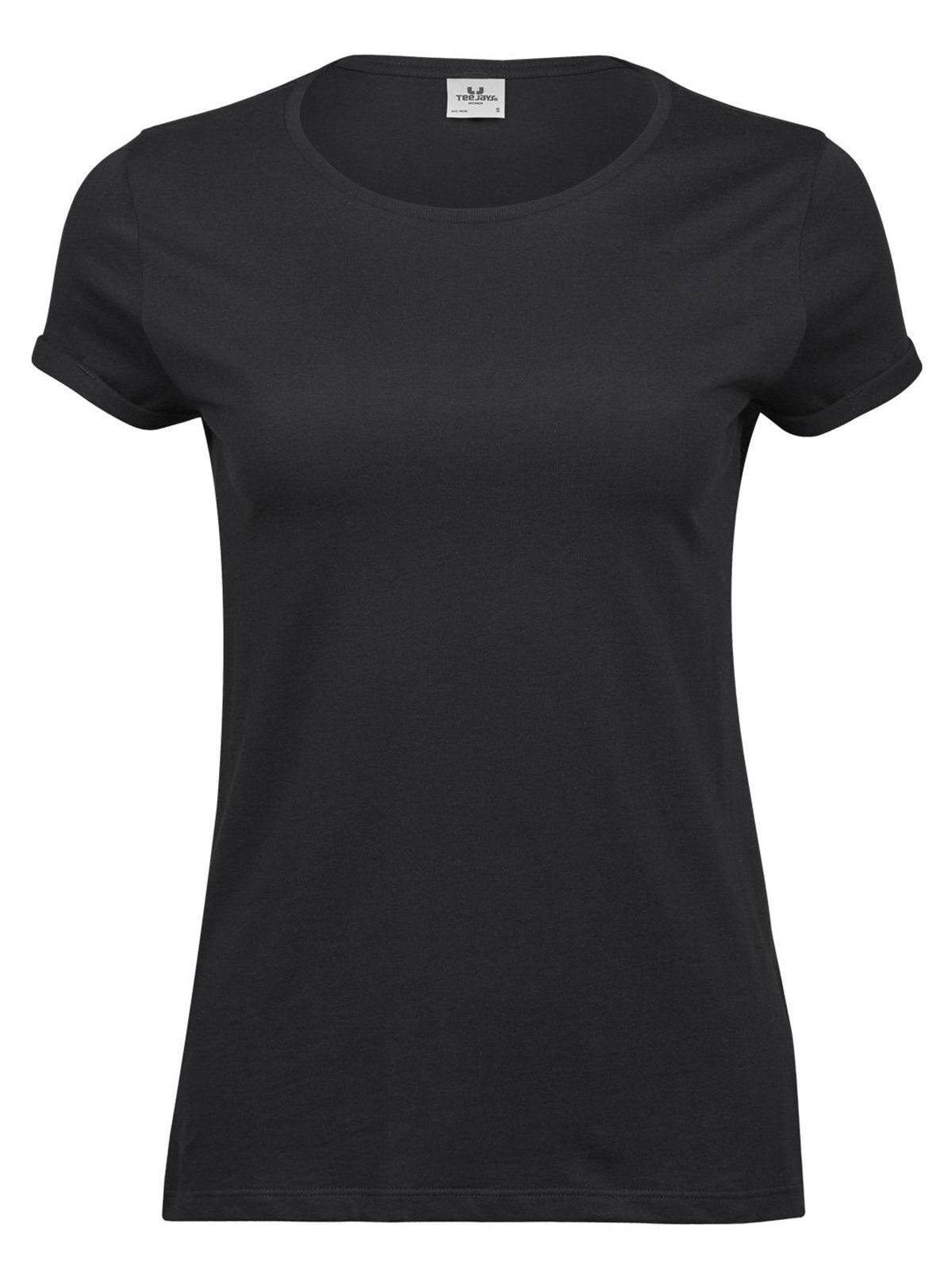 T-shirt à enrouler pour femmes - BLK - Noir